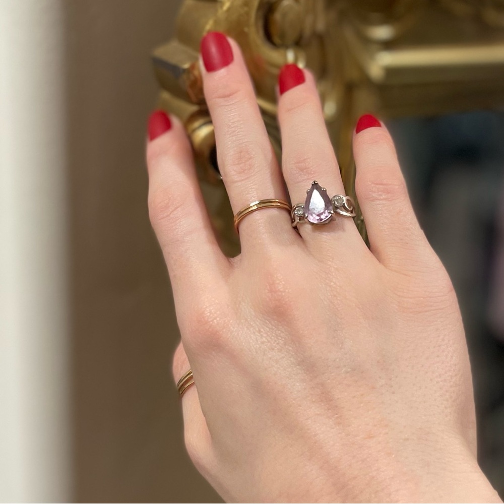 Solid 14k Vintage Ring - Picture 8 of 12